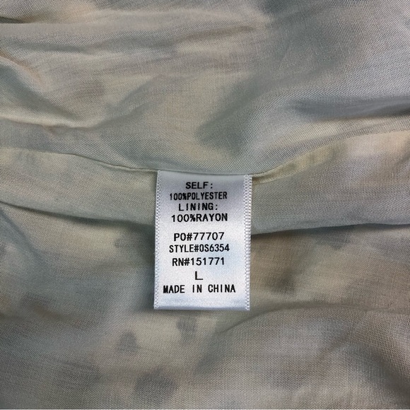 Altar’d state Women’s Skirt Pleated Lined Wide Band Front Tie Spotted - Picture 8 of 11